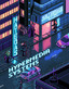 Pixel art cityscape design